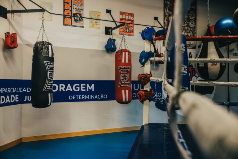 Um dos espaços de treino na António Ramalho Boxing Spirit