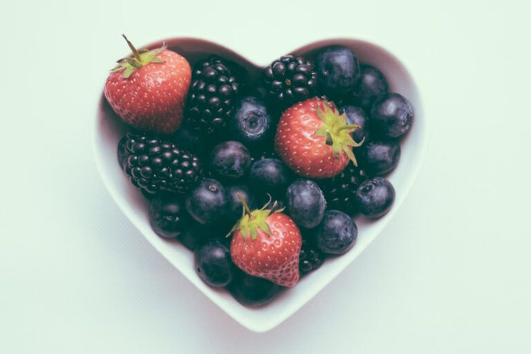 fruta frutas coração